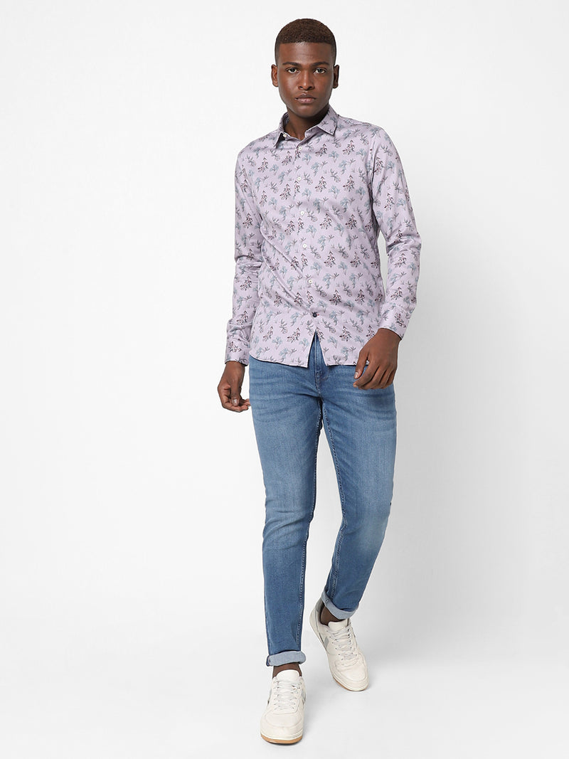Men's Thistle Violet Printed Shirt