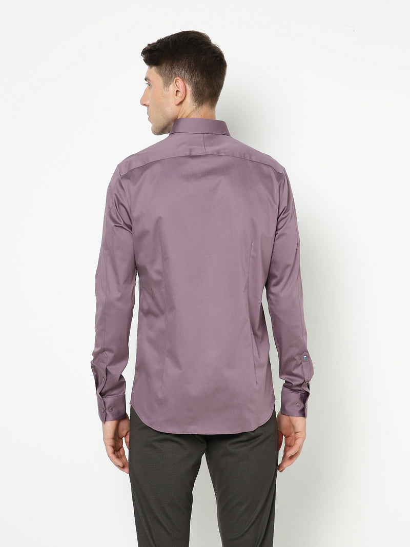 Men's African Voilet Solid Shirt