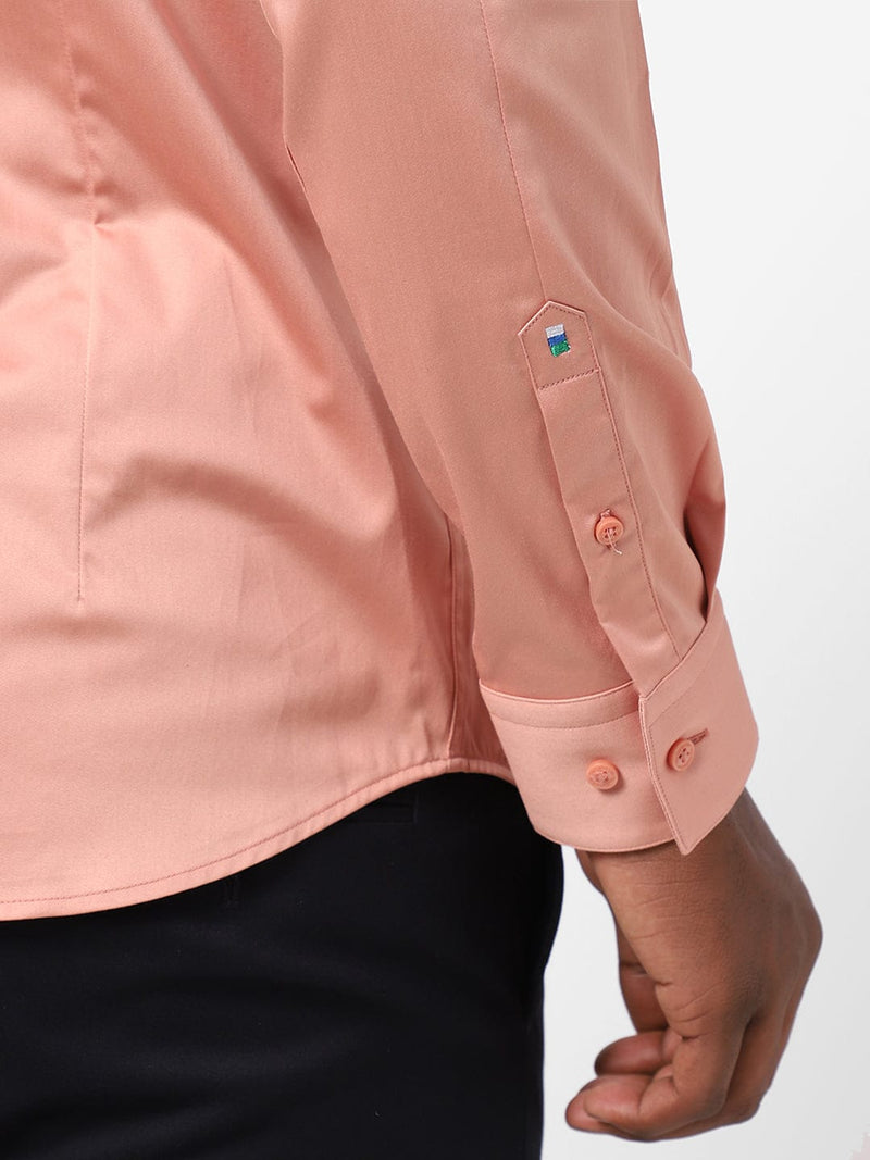 Men's Flamingo Pink Solid Shirt