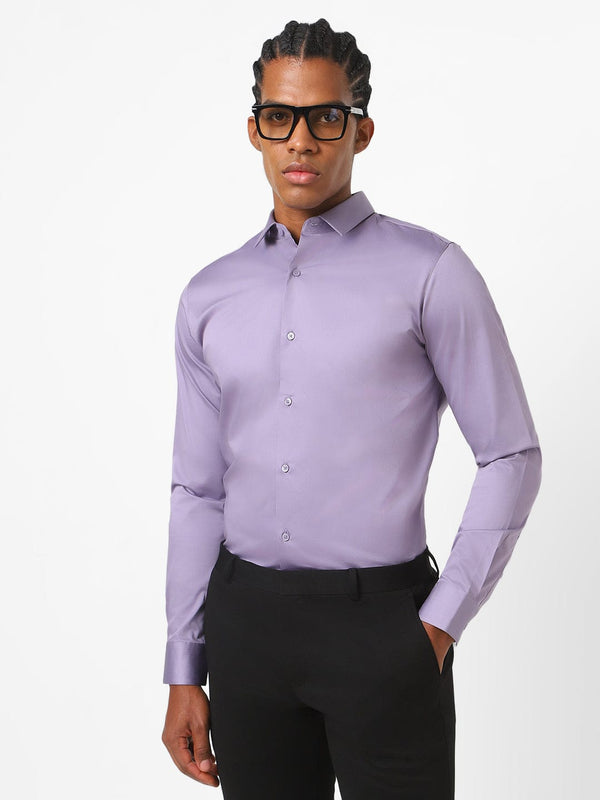 Men's Thistle Voilet Solid Shirt
