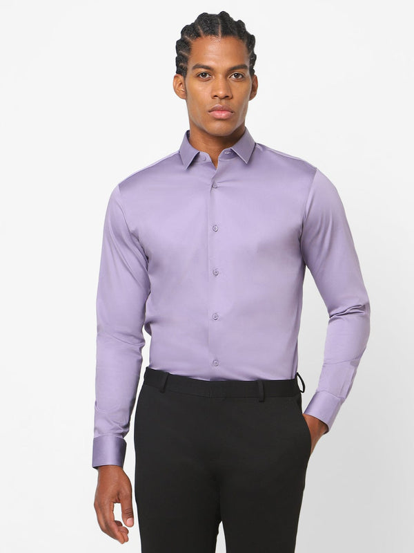 Men's Thistle Voilet Solid Shirt