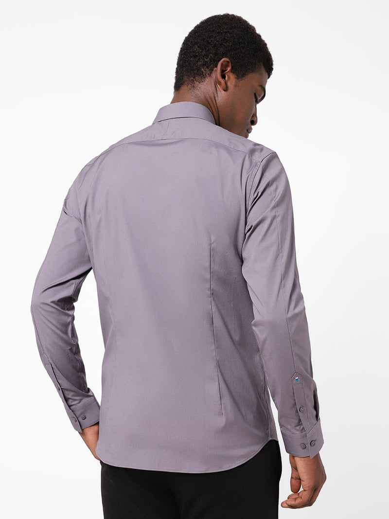 Men's African Voilet Solid Shirt