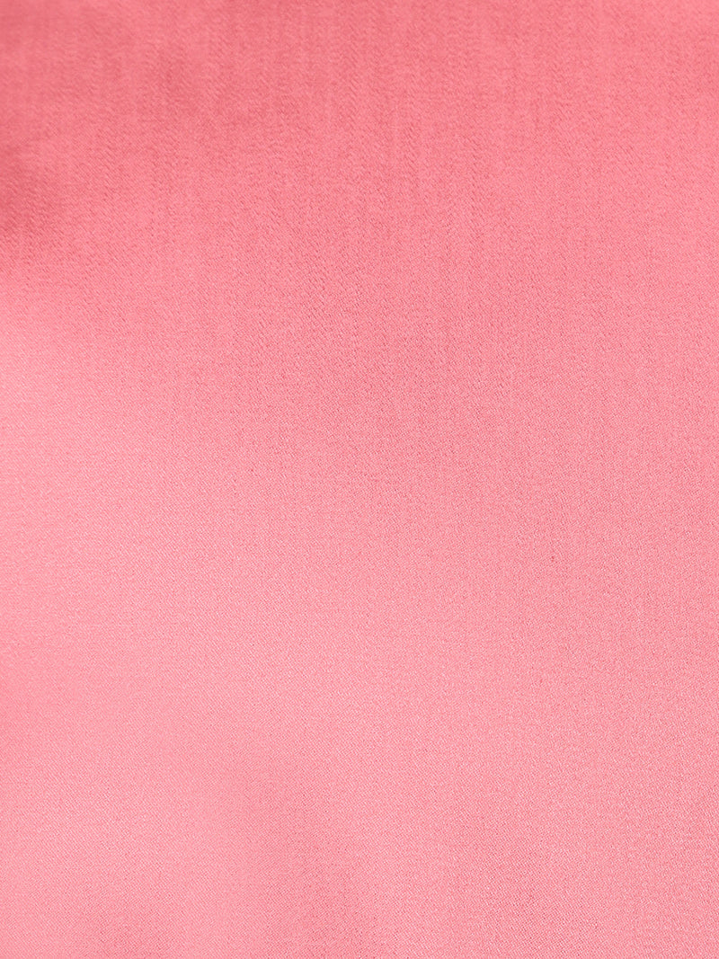 Men's French Pink Solid Shirt