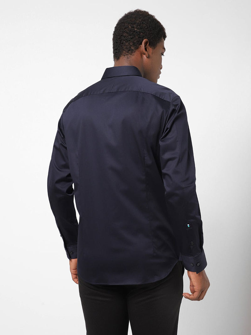 Men's Indepndence Blue Solid Shirt