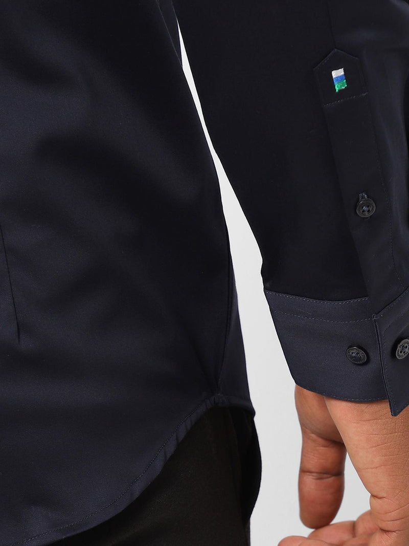 Men's Indepndence Blue Solid Shirt