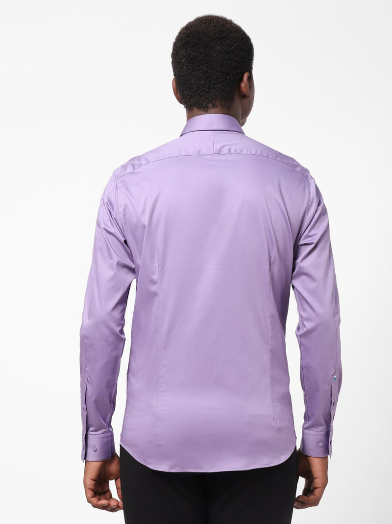 Men's Amethyst Violet Solid Shirt