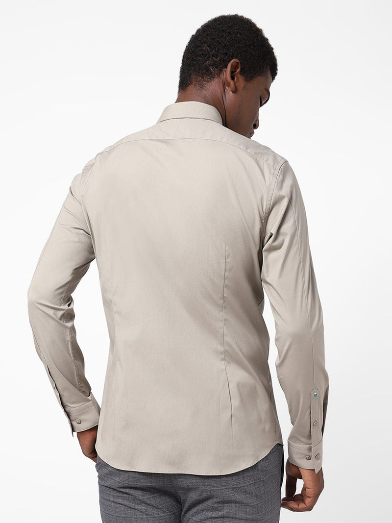 Men's Thunder Grey Solid Shirt