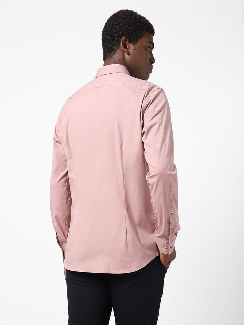 Men's Carnation Pink Solid Shirt