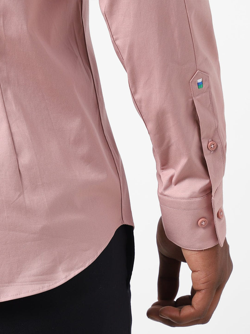 Men's Carnation Pink Solid Shirt