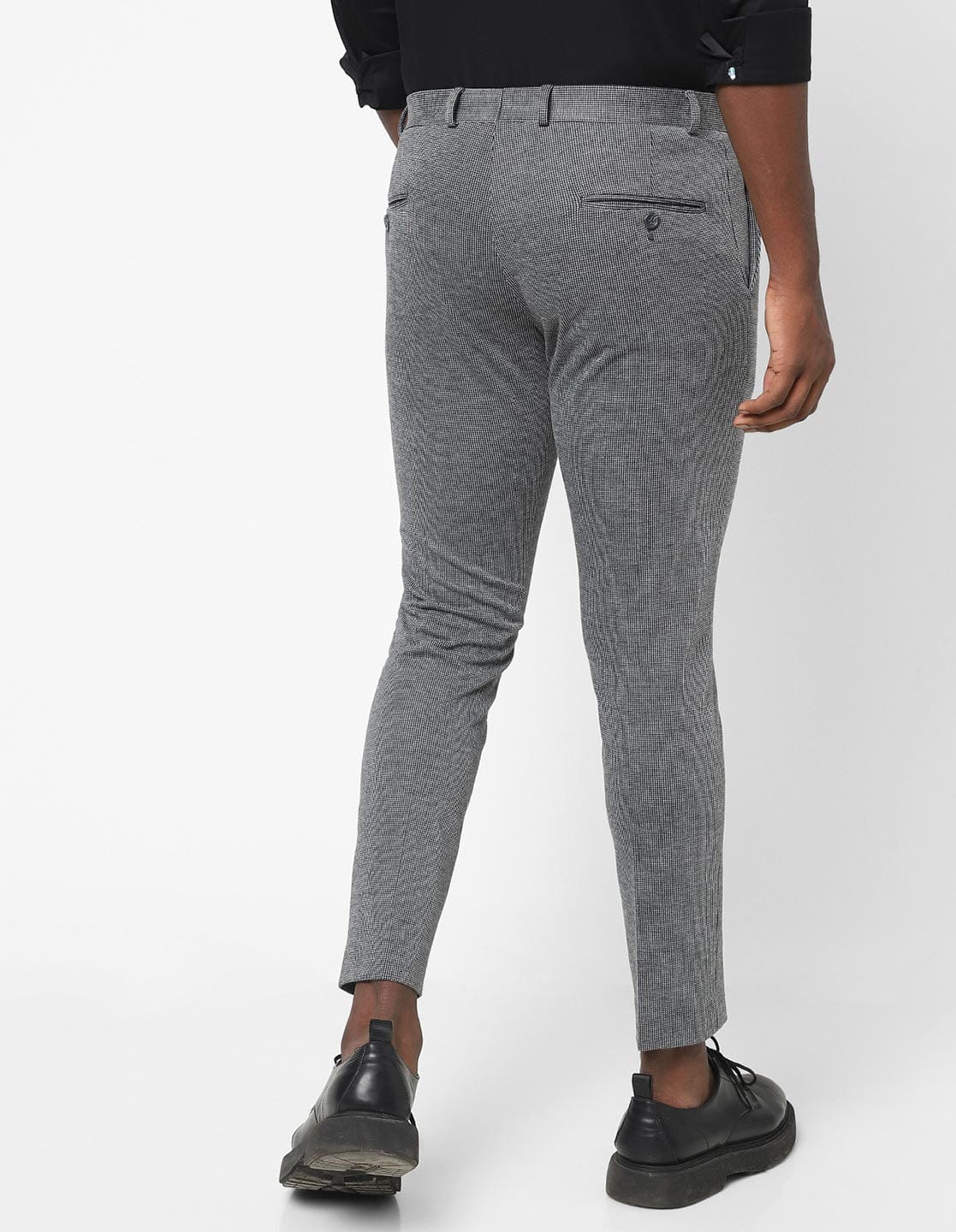 Grey Knitted Stretch Men&