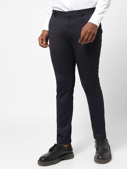 Black Knitted Stretch Men&