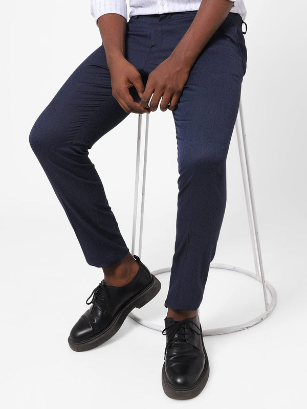 Blue Formal Mens' Trouser