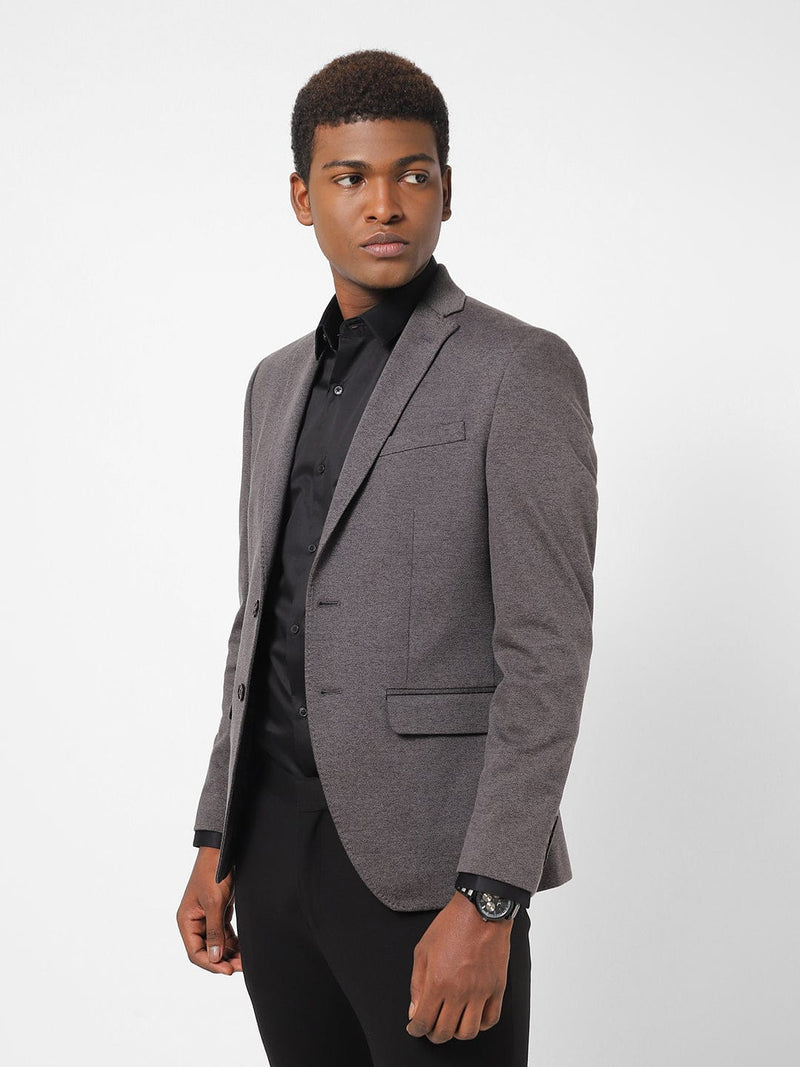 Men's Charcoal Blazer TCJ46444