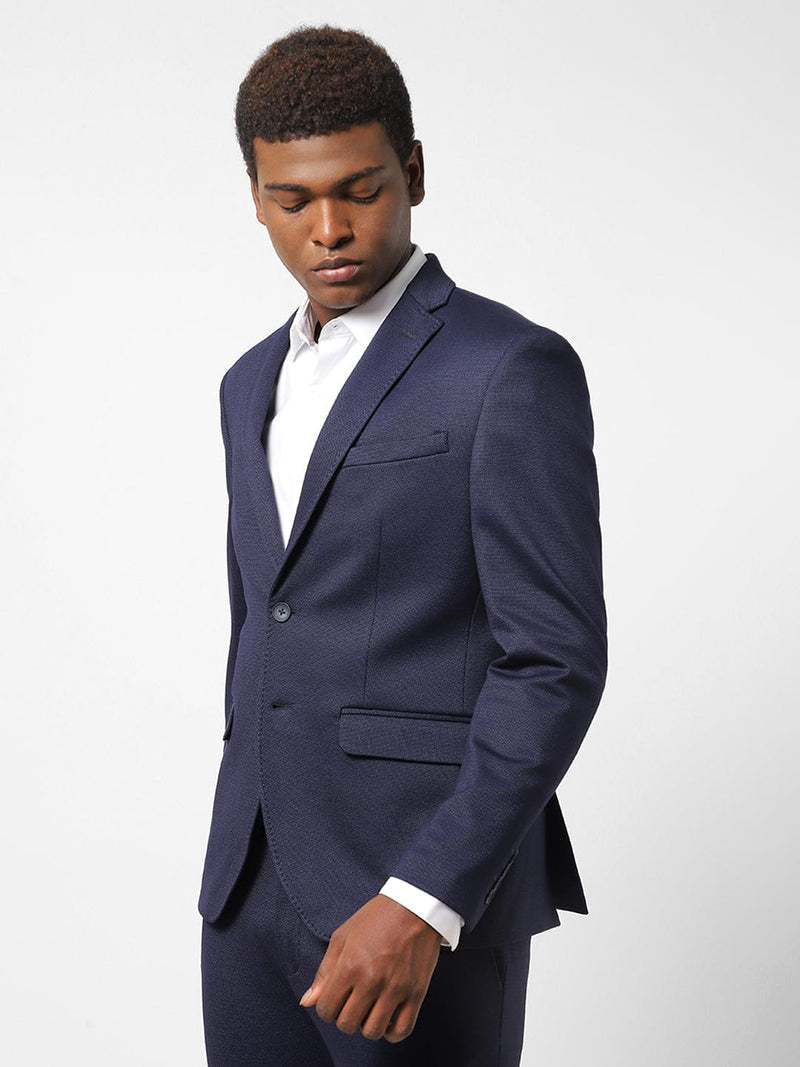 Men's Navy Pin Dot Blazer TCJ1850